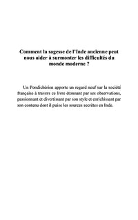 Les secrets sacrés de l'Inde appliqués au monde occidental