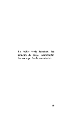 Cosmogonie de la rouille