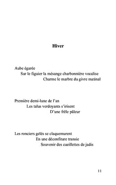 Haïkus de la colline et d'ailleurs