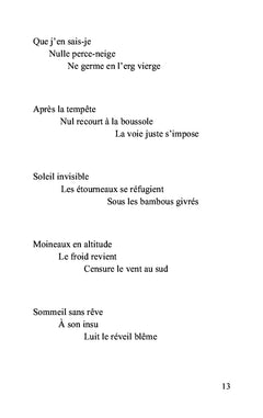 Haïkus de la colline et d'ailleurs