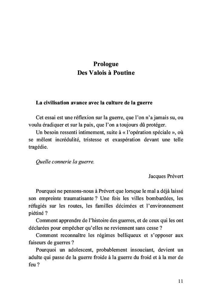 Manifeste pour gagner la paix