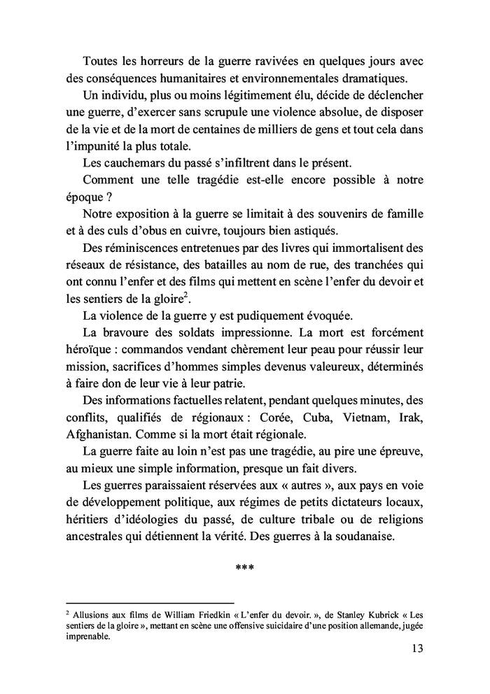 Manifeste pour gagner la paix