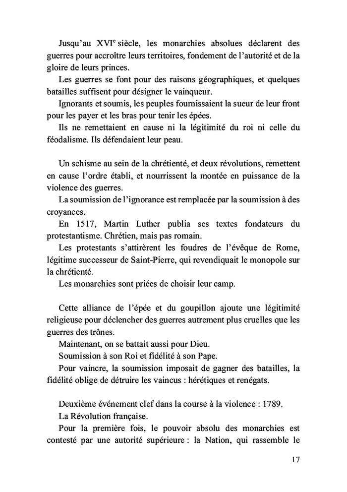 Manifeste pour gagner la paix