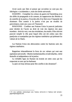 Manifeste pour gagner la paix