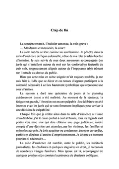 L'audience est ouverte : faites entrer la juge