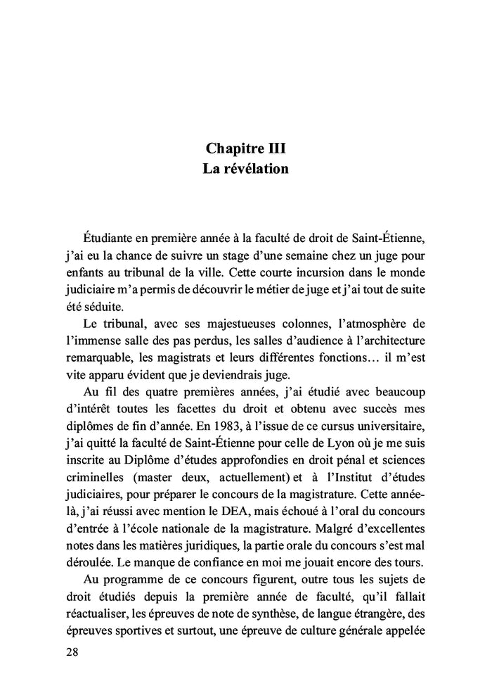 L'audience est ouverte : faites entrer la juge