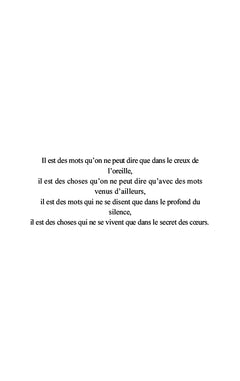 Au creux de l'oreille
