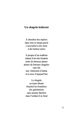 Assis au bord des mots
