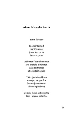 Assis au bord des mots