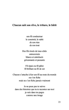 Assis au bord des mots