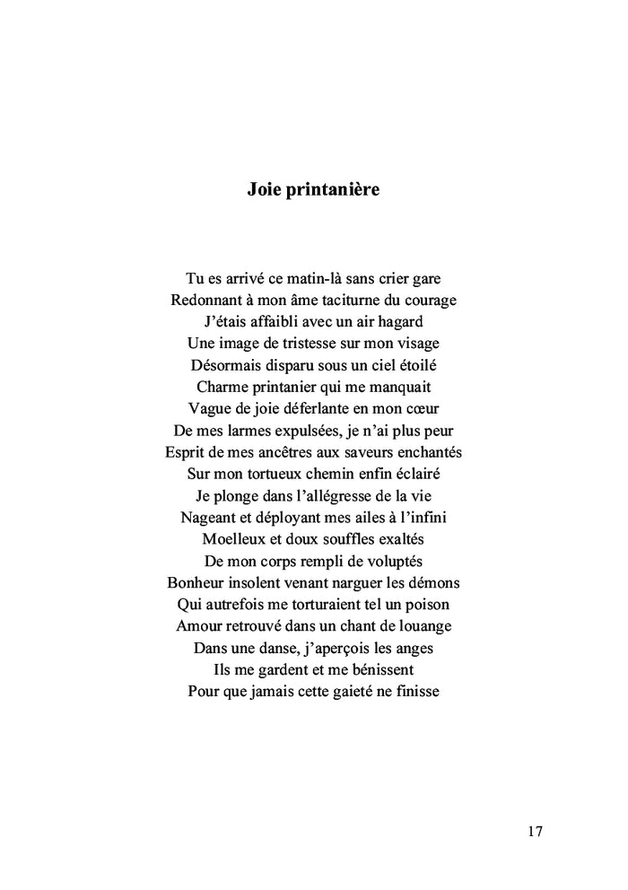 Sur le chemin de la grâce poétique