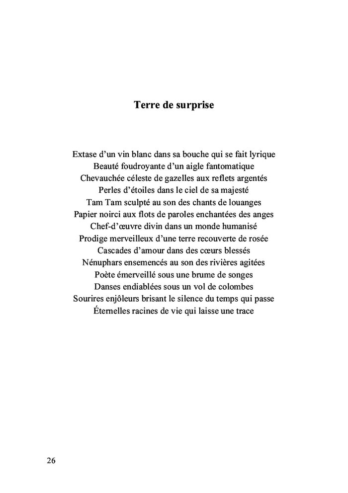 Sur le chemin de la grâce poétique