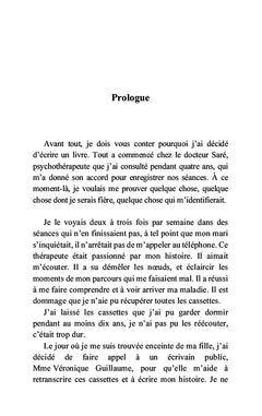 Les mots de l'épreuve d'une vie