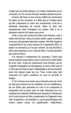 Les mots de l'épreuve d'une vie
