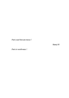 Un été à Paris
