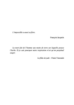 Métaphysique de l'herbe