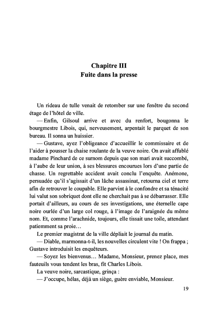 La veuve noire tisse sa toile