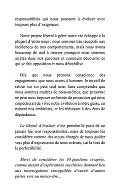 La liberté d'évoluer