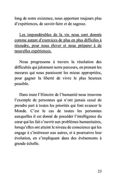 La liberté d'évoluer