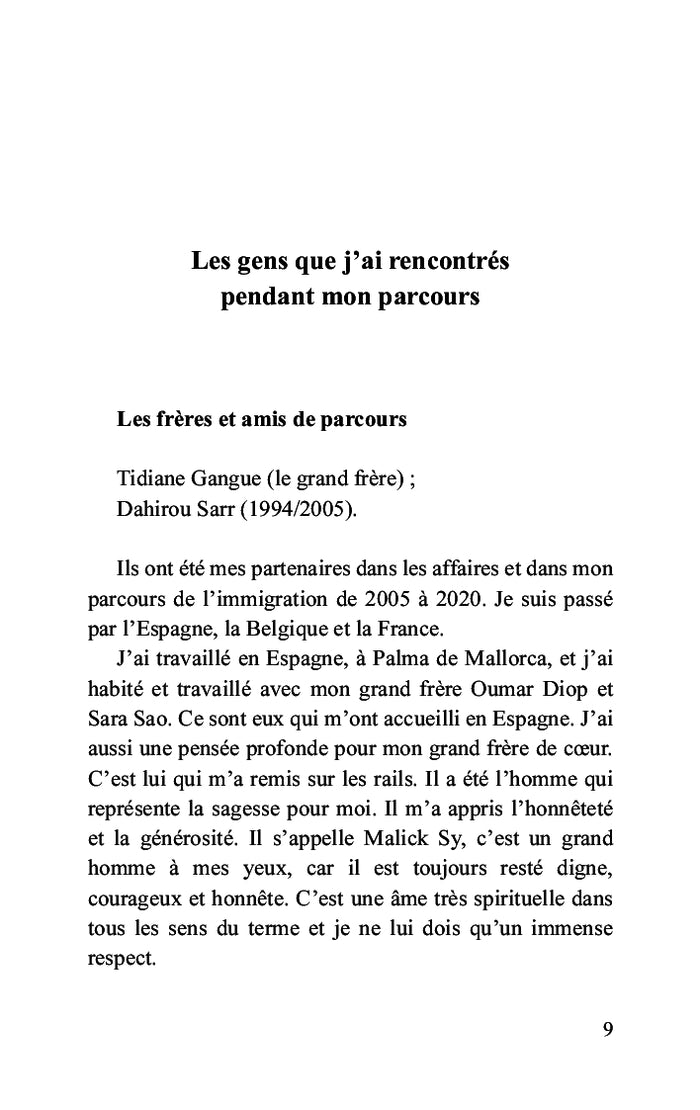 Le fils d'un migrant