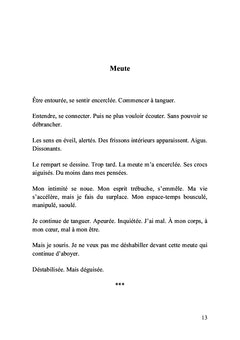 La partition d'une hypersensible