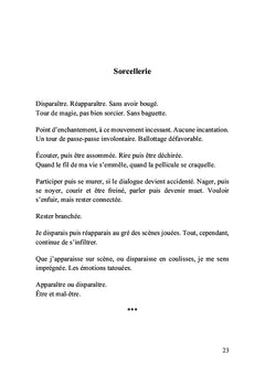 La partition d'une hypersensible
