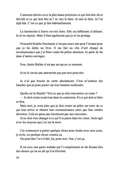 Justin Bieber par la Divinité