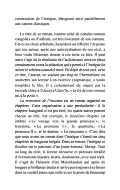 La rencontre de l’inconnu