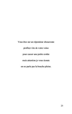 Messages pour mon répondeur