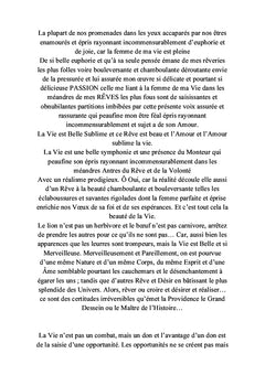 L'été et l'ode de nos complaisances