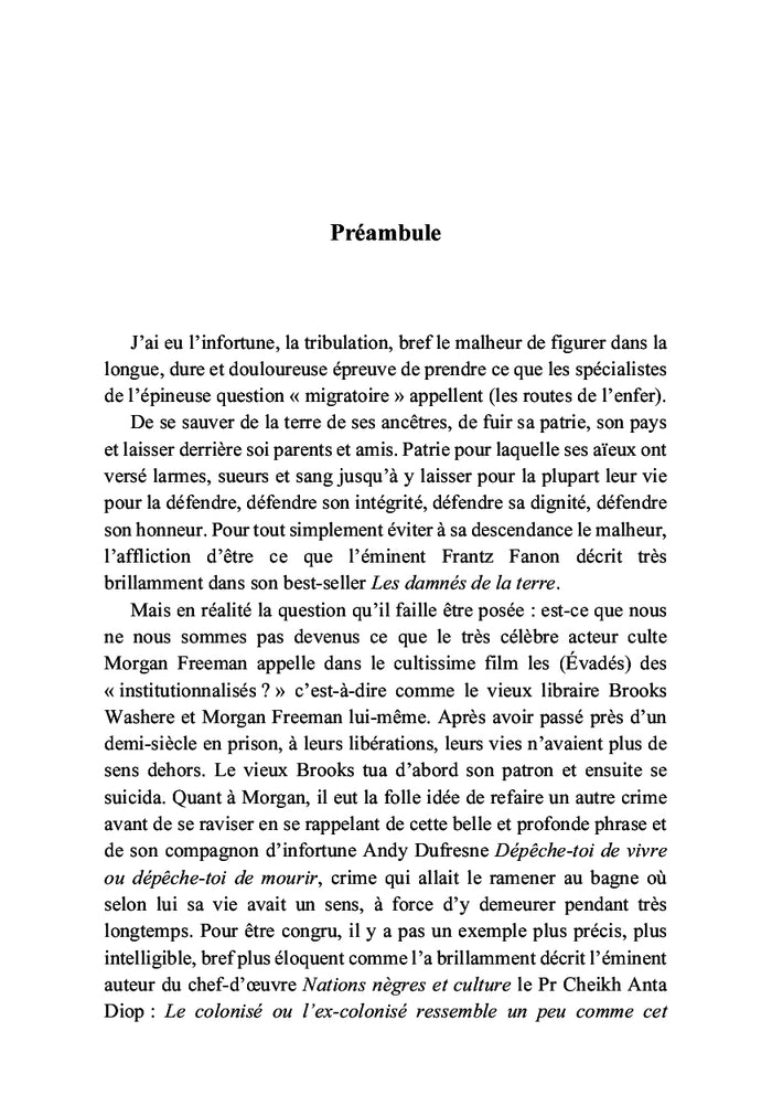 La douloureuse traversée