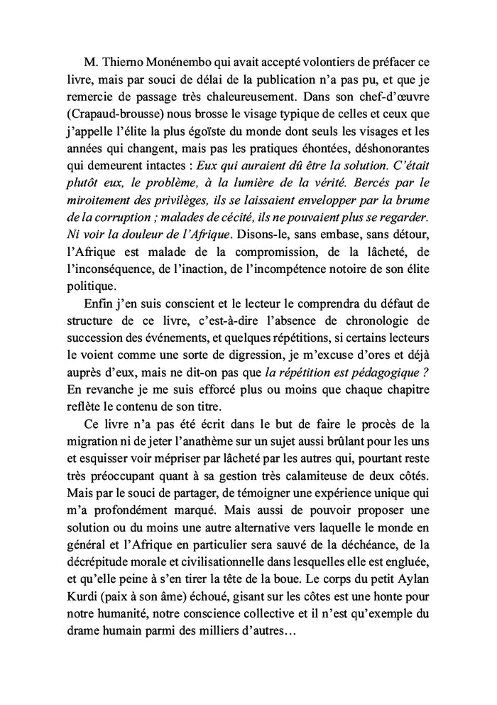 La douloureuse traversée