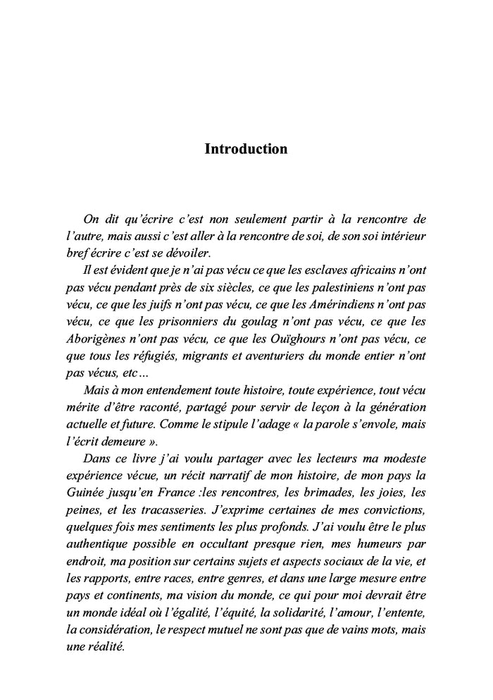 La douloureuse traversée