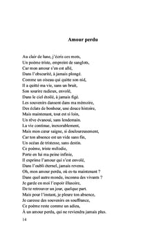 Les battements du cœur - Vers envoûtants