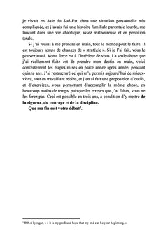 Ne plus subir sa vie