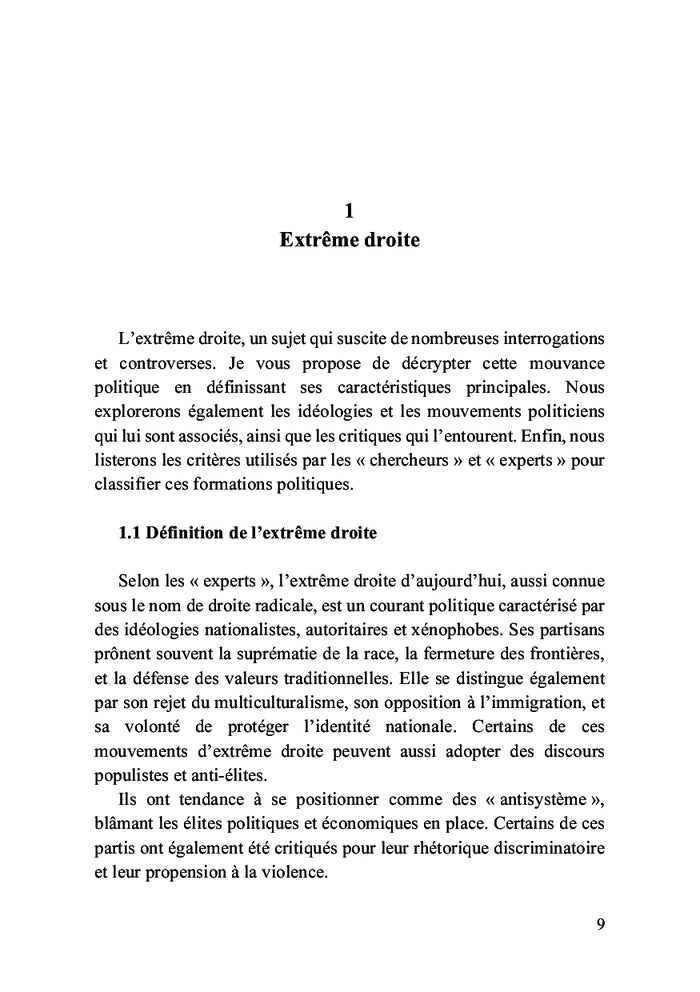 Êtes-vous d'extrême droite ?