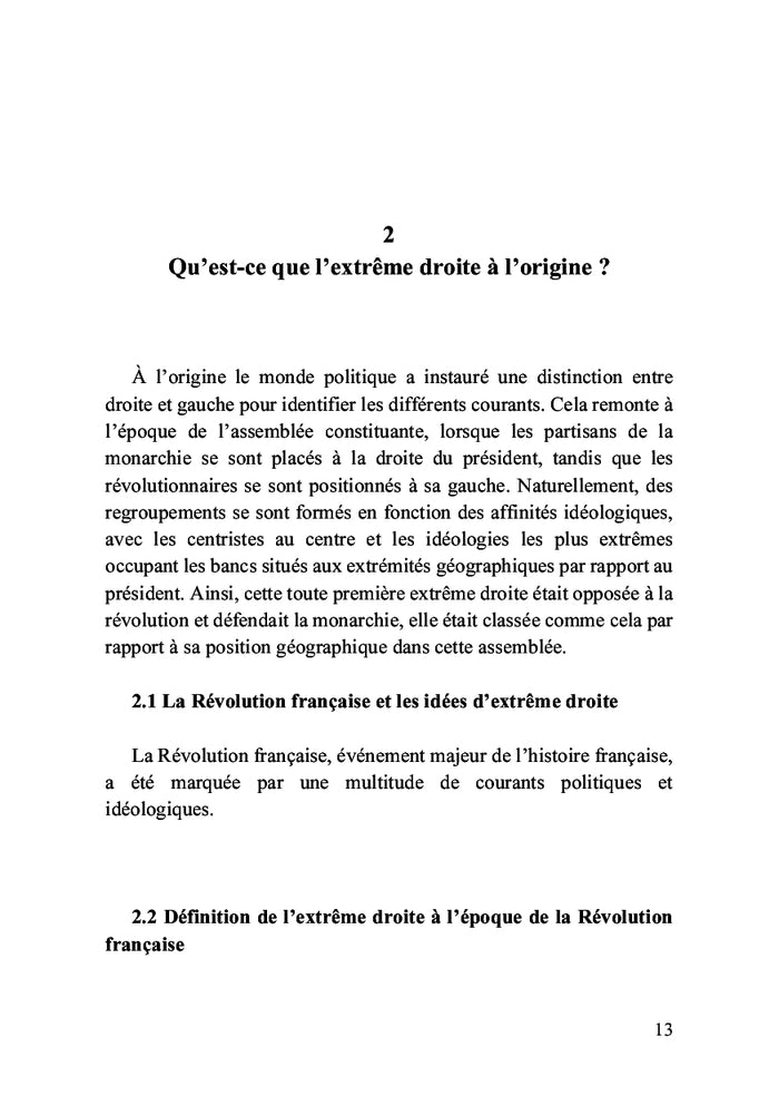 Êtes-vous d'extrême droite ?