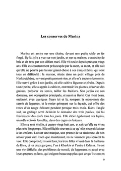 Les conserves de Marina