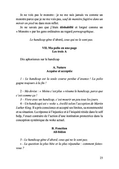 Petite philosophie de la polio
