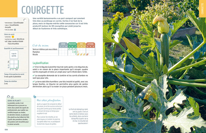 Guide pratique du potager en carrés - Tout pour planifier & cultiver