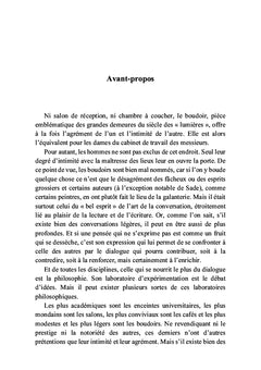 Boudoir philosophique Suivi de Faire, pouvoir, savoir