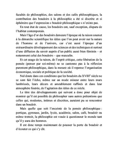 Boudoir philosophique Suivi de Faire, pouvoir, savoir