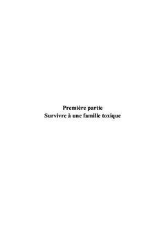 Survivre à l'enfer familial