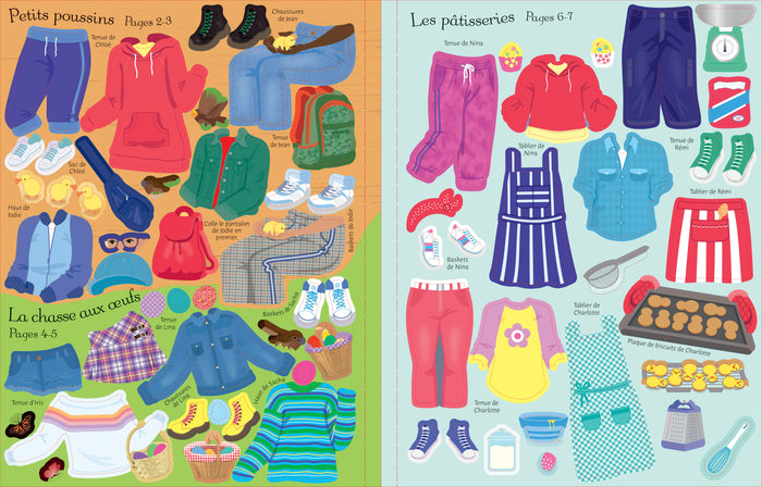 J'habille mes amies - Pâques - Dès 5 ans