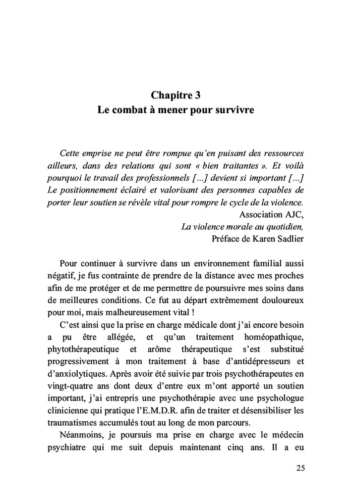Survivre à l'enfer familial