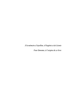 Léonie, enfant de la belle époque
