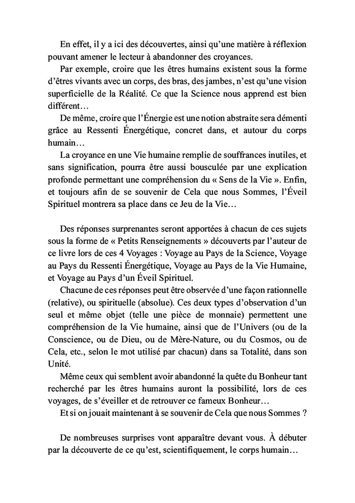 Les 50 petits renseignements sur la vie