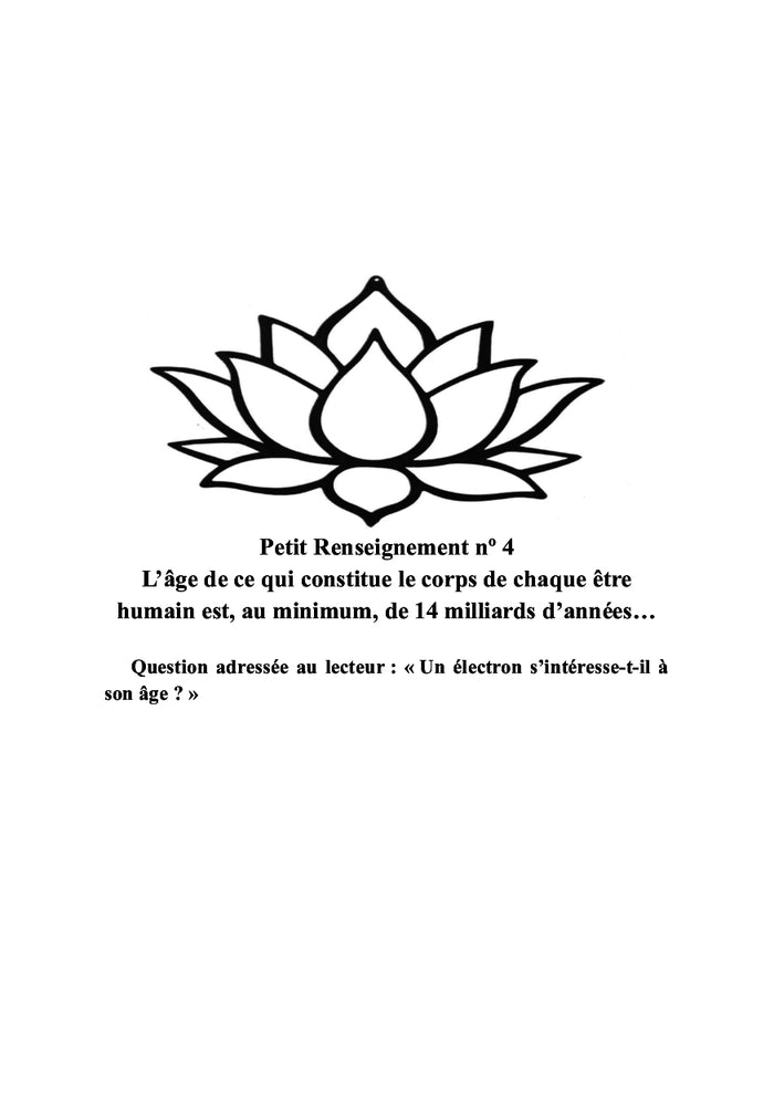 Les 50 petits renseignements sur la vie