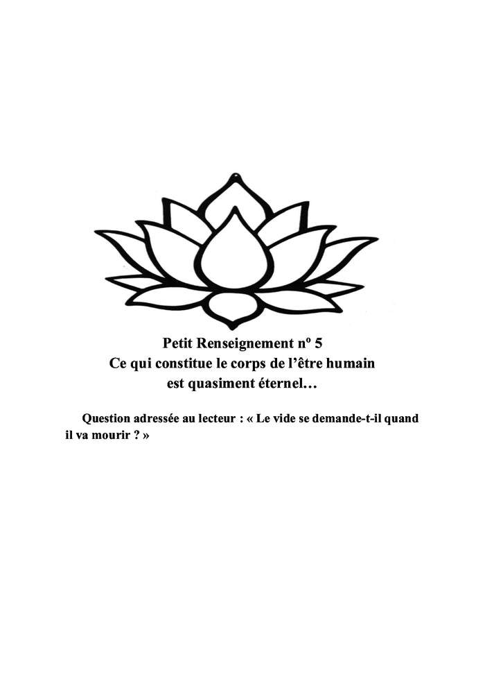 Les 50 petits renseignements sur la vie