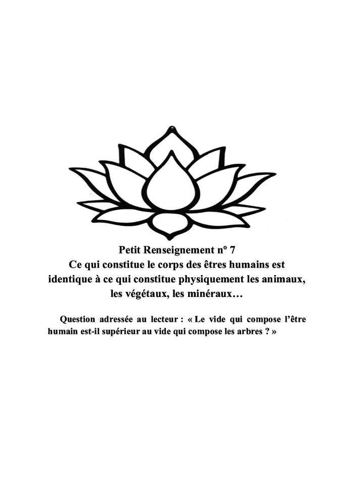 Les 50 petits renseignements sur la vie